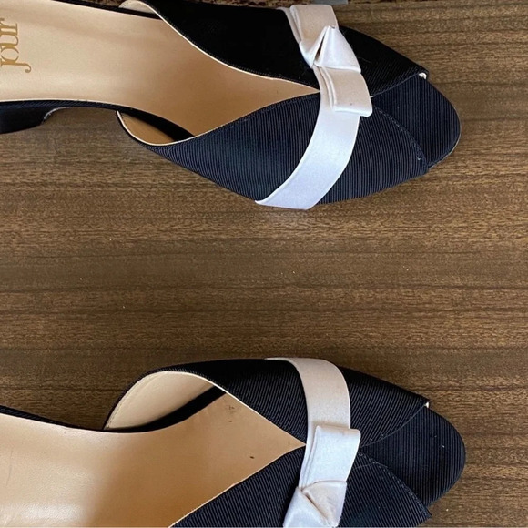 O jour bow accent slides shoes size 8 - Picture 9 of 11